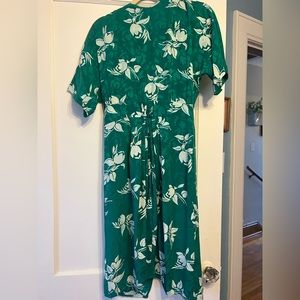 Vintage Green Silk Dress Maggy London label